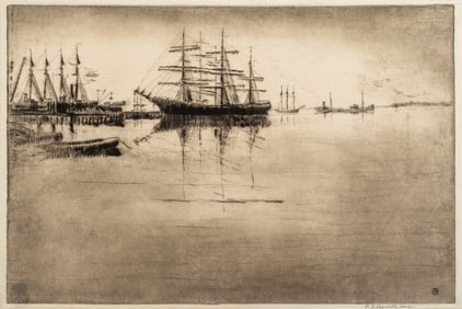 Edward S. Hewitt, Harbor Scene