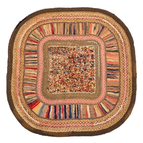 A Shaker Hooked Rug, c.1900