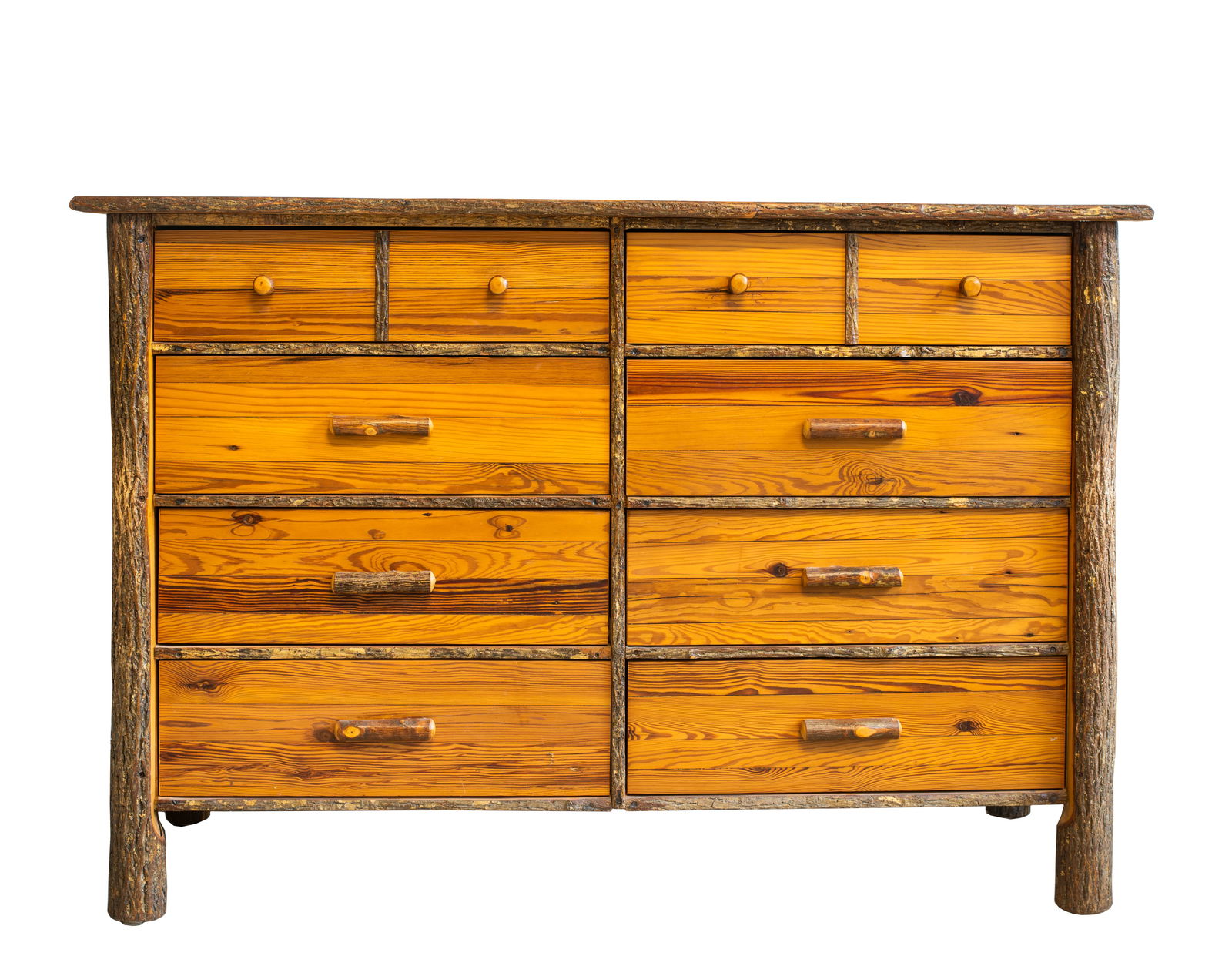 An Old Hickory Eight Drawer Dresser (1 of 13)