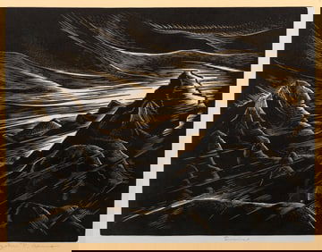 John P. Heins (1896-1969) Sunrise, 1936