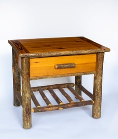 An Old Hickory Nightstand