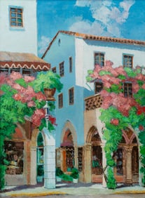 Ronni Pastorini (1915 - 2011) Via Mizner From Worth Ave, Palm Beach