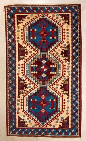 A Bordjalou Kazak Caucasian Area Rug