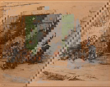 Tavik F. Simon (1877-1942) Bric A. Brac, Brittany, 1926