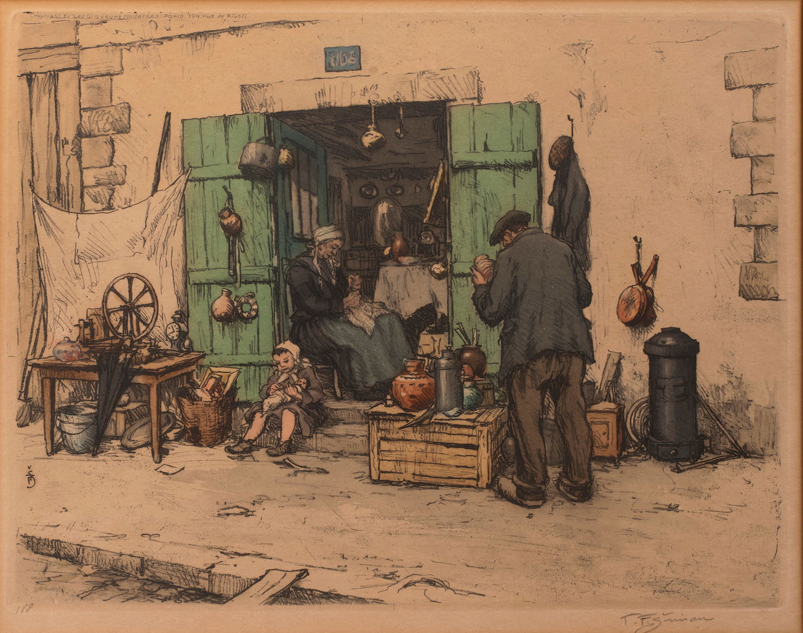 Tavik F. Simon (1877-1942) Bric A. Brac, Brittany, 1926 (1 of 11)