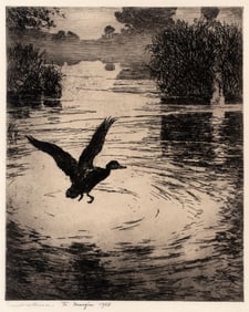 Frank Benson (1862-1951) Rippling Water, 1920