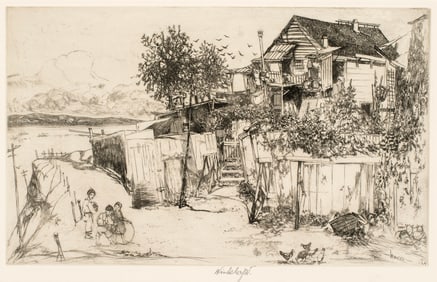 John Winkler (1894-1979) Fisherman's Home on Telegraph Hill, c.1920