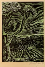 Morris Gordon (b.1911)  Cottonwood Tree, 1937