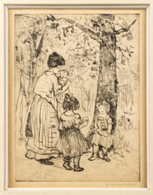 Jerome Myers (1867-1940) In the Park