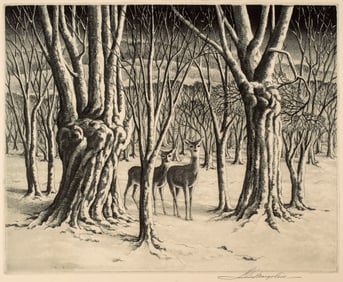 Samuel L. Margolies (1897-1974) Sunrise Shadows, 1947