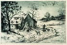 Gustave A. Hoffman (1869-1945) The First Snow, 1936