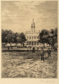 Charles Mielatz (1864-1919) City Hall, New York