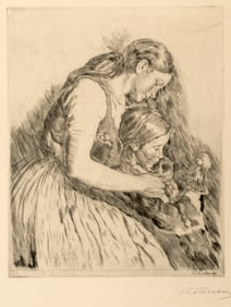 Istvan Prihoda (1891-1965) The Sisters, c.1930