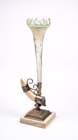 Antique Art Glass Eperne