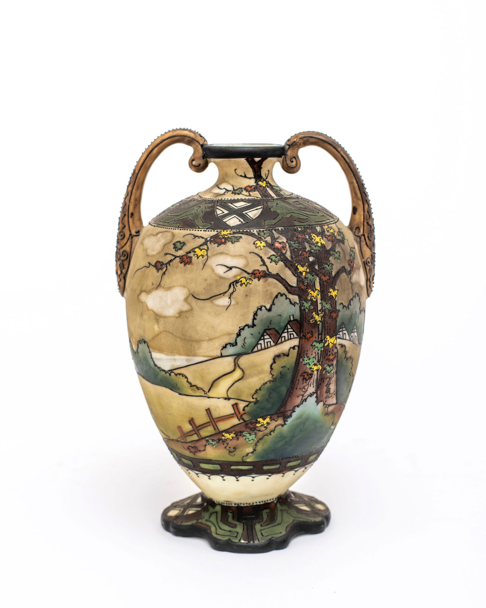 Nippon Moriage Vase (1 of 7)