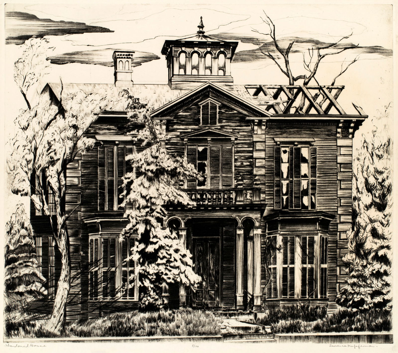 Lawrence Kupferman (1909-1982) Abandoned House, 1939 (1 of 8)