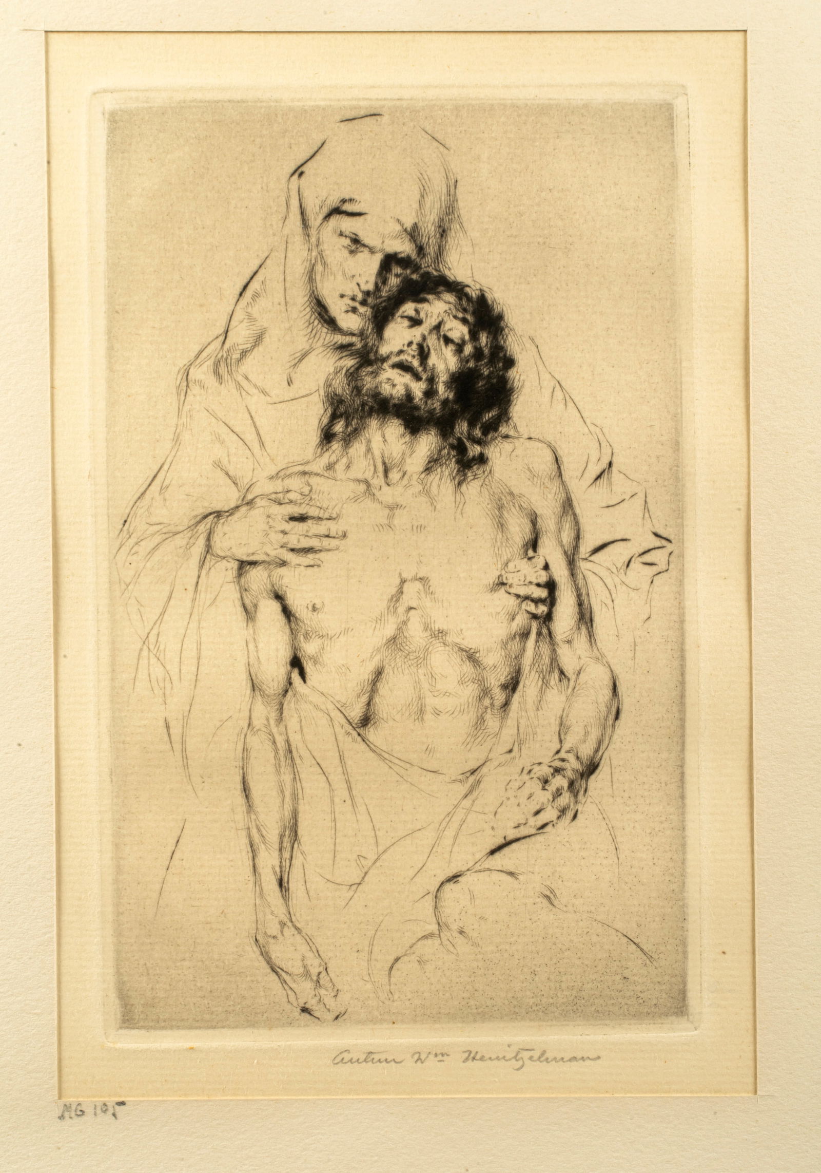 Arthur Heintzelman (1891-1965) Mater Dolorosa, 1924 (1 of 9)