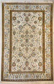 A Kashan Scatter Rug