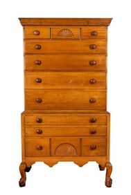 A New Hampshire Queen Anne Birch Highboy, Dunlap School