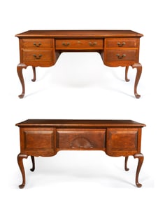 A Queen Anne Style Desk by Donald Dunlap (1934-2019), Antrim, NH
