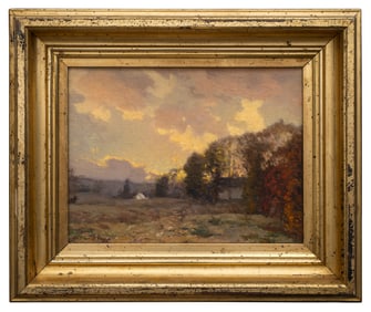 William Jurian Kaula (1871-1953) Sunset at Lyndon, Vermont