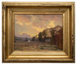 William Jurian Kaula (1871-1953) Sunset at Lyndon, Vermont
