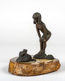 Wah Ming Chang (1917-2003) Girl with Frog