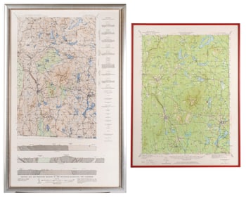 New Hampshire Monadnock Quadrangle Maps and Charts, 1949