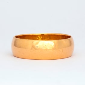 An Antique Swedish 20K Gold Band