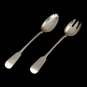 George IV Sterling Silver Serving Ware, William Chawner, London, 1827