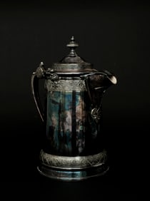 A Victorian Reed and Barton Watcher Pitcher