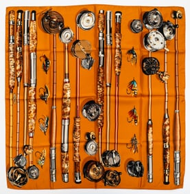 Wathne Fly Fishing Silk Scarf