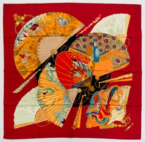 Hermes "Brise de Charme" by Julia Abadie Silk Scarf in Box