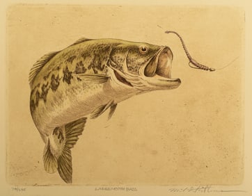 Mike Stidham (b.1954) Largemouth Bass