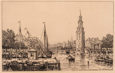 Maxime Lalanne (1827-1886), Tour de Montalban, Amsterdam, c.1884