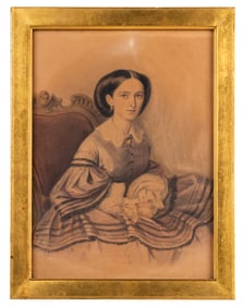 A Portrait of A Young Boston Lady, 1850's