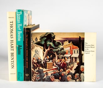Thomas Hart Benton, Four First Editions, Two Signed