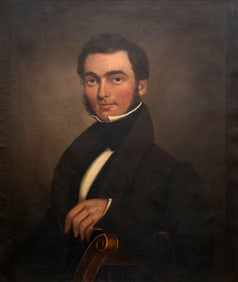 Sanford Mason (1798-1862), Lowell Massachusetts Portrait of Luther French Jr (1806-1834), 1833