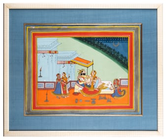 A Mughal Ragamala Series Painting