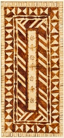 A Polynesian Tapa Cloth Panel