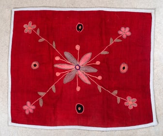 A Cretan Crewel Wall Hanging