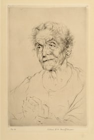 Arthur William Heintzelman (1891-1965) Vieile Femmes de Sestri Levante