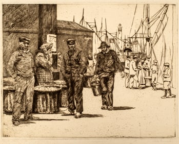 Fritz Ruppert (1878-1937) Ostende Lobstermen, 1912