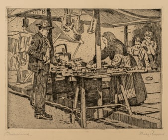 Fritz Ruppert (1878-1937) Three Original Etchings, 1906