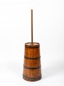 A Richmond Cedar Works Virginia Butter Churn, Early 20th Century