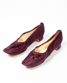 A Fine Pair of Antique French Evening Slippers, Hellstern, Paris