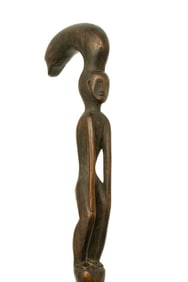 A Carved Figural Ladle