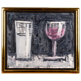 Aaron Fink (b.1955) Two Glasses, 1984