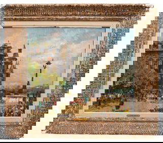 Juan Bayón Salado (Jean Salabet) (1913-1995)  Paris Street Scene, 1951