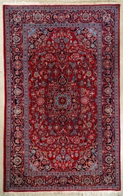 A Fine Vintage Kashan Oriental Rug
